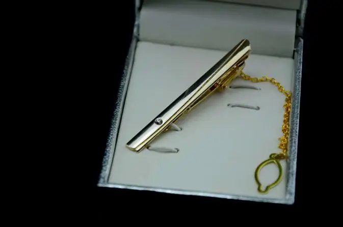 2019 Роскошные рубашка зажим для галстука Запонки Наборы Для мужчин Свадебная