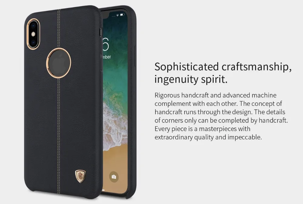 Чехол для телефона Nillkin для iPhone XS Max, кожаный чехол для задней панели, чехол для телефона iPhone XS Max, Роскошный Ретро Чехол, ультра тонкий Caso