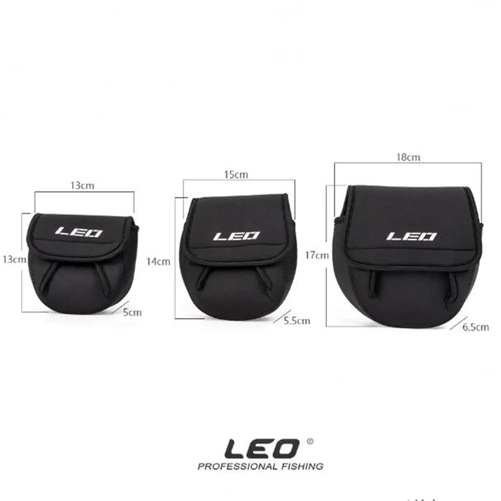 leo Fishing Reel Cover Spinning Bag Pouch Line Wheel Package Case | Спорт и развлечения