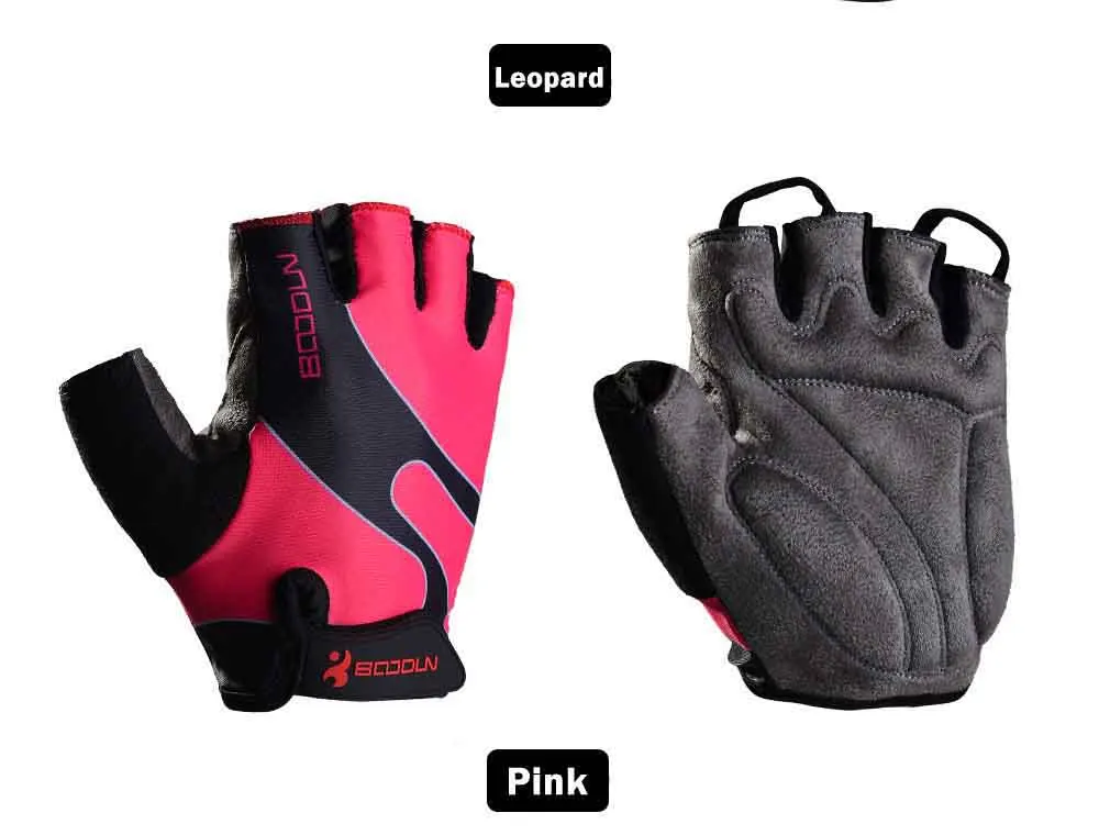 Pink Перчатки для фитнеса, для спортзала, для занятий спортом на открытом воздухе, для занятий тяжелой атлетикой, для занятий спортом, для бодибилдинга, для мужчин и женщин, перчатки с полупальцами - Цвет: Pink