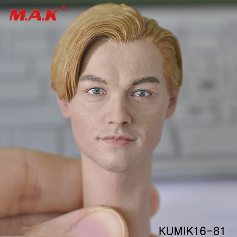 1:6 весы Человек глава лепить резьба Модель KUMIK16 81 Леонардо модель с утепленной