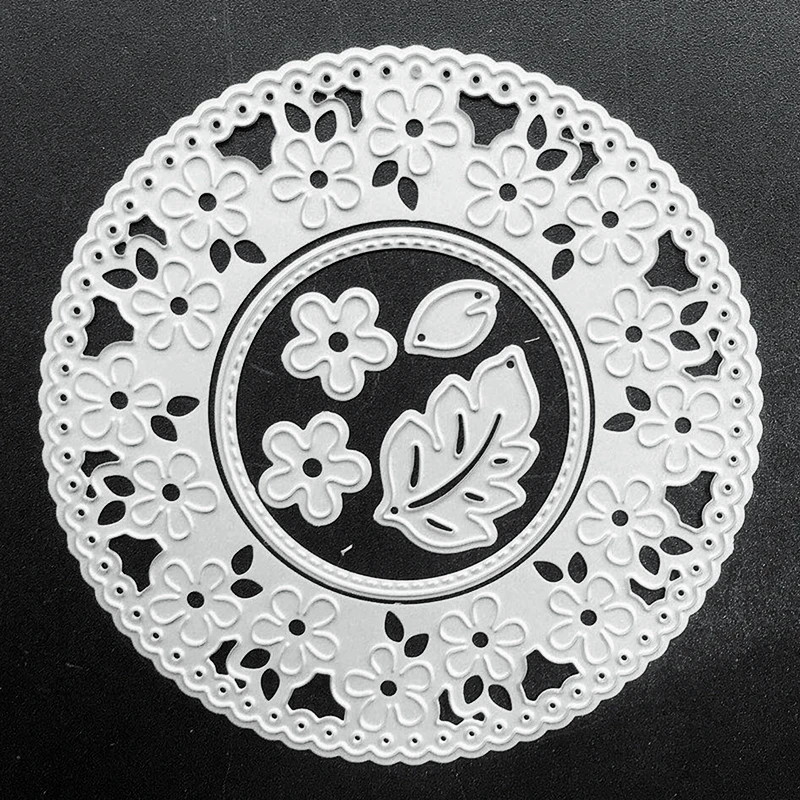 

SCD857 Metal Cutting Dies For Scrapbooking Stencils Flower Circle DIY Cut Album Cards Decoration Embossing Folder Die Cuts Tools