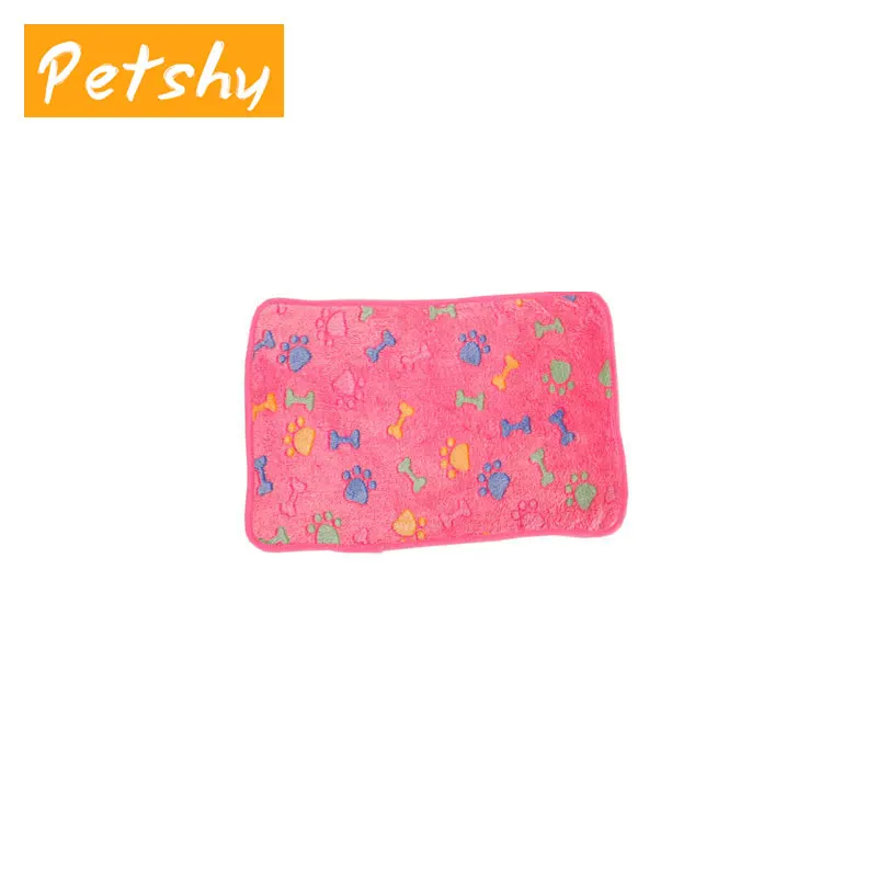 Petshy, милое одеяло для сна, Щенячий котенок, плюшевое теплое полотенце для душа с принтом, маленькие собаки, кошки, коврик для домаших животных - Цвет: 14