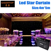 4m x 5m led star curtain rgbwrgb colored led stage backdrop led star cloth for wedding decoration 90v 240v with dmx controller