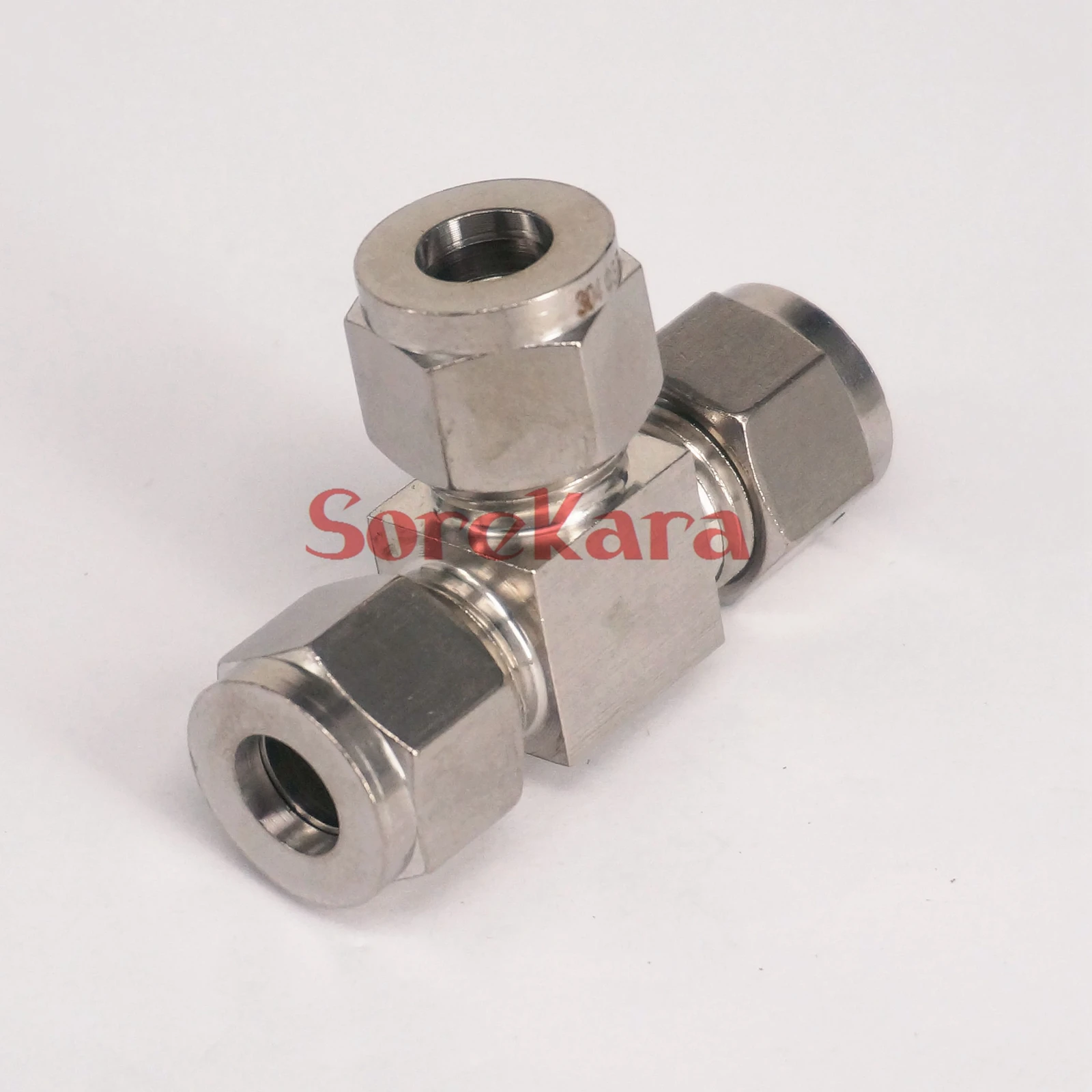 Tee 3 Ways 304 Stainless steel Fit 3/8&quot OD Tube Coupler Adapter Connector Compression fitting For Tubing | Обустройство дома