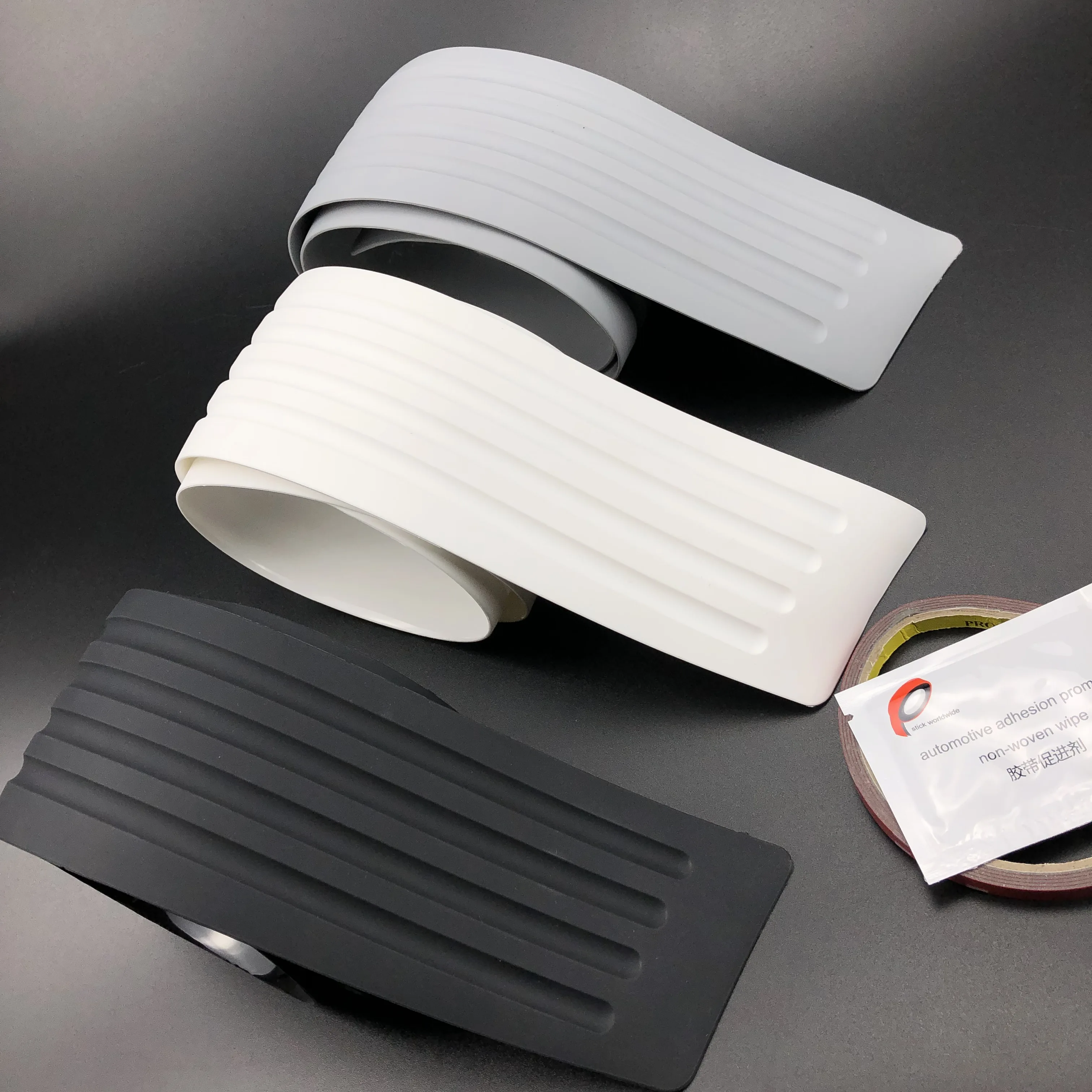 Защитная Наклейка для заднего бампера автомобиля пластиковая пилочка ногтей RAV4