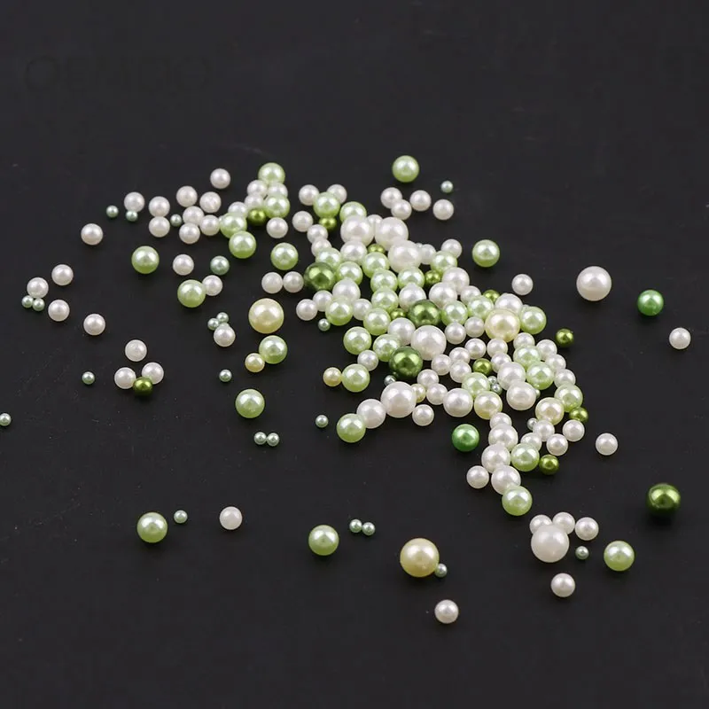 Круглые бусины из АБС-пластика 3-6 мм | Дом и сад