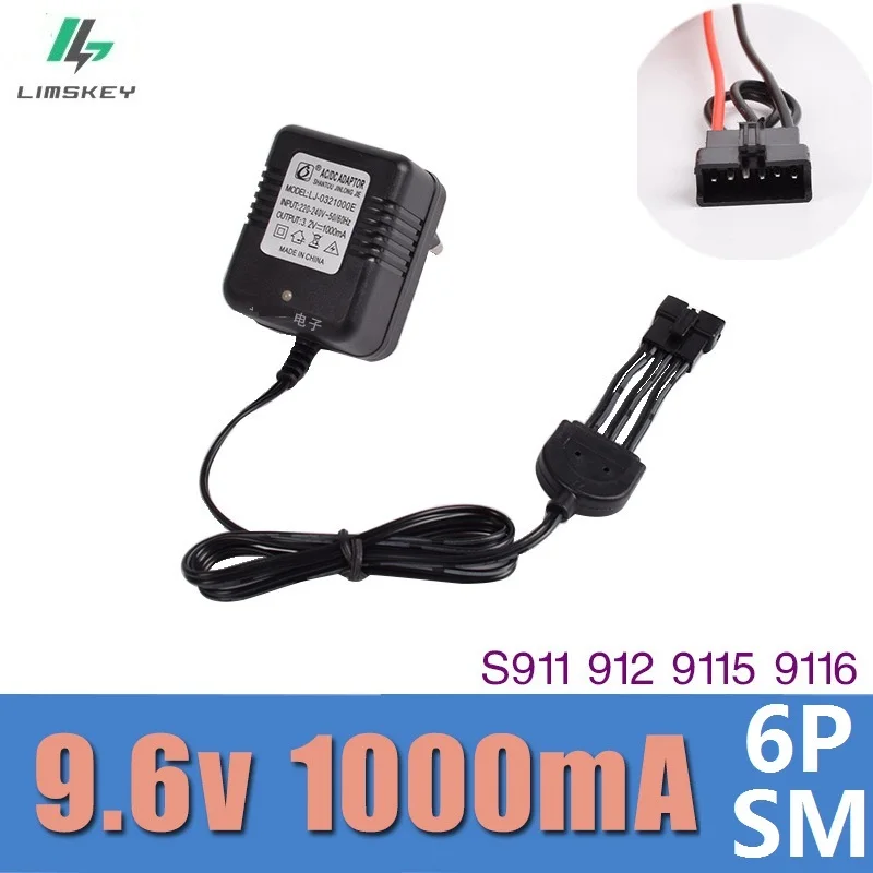 Штепсельная Вилка EU/USB 9 6 v 6P SM JYRC 9115 9116 S911 S912 Запчасти для радиоуправляемых