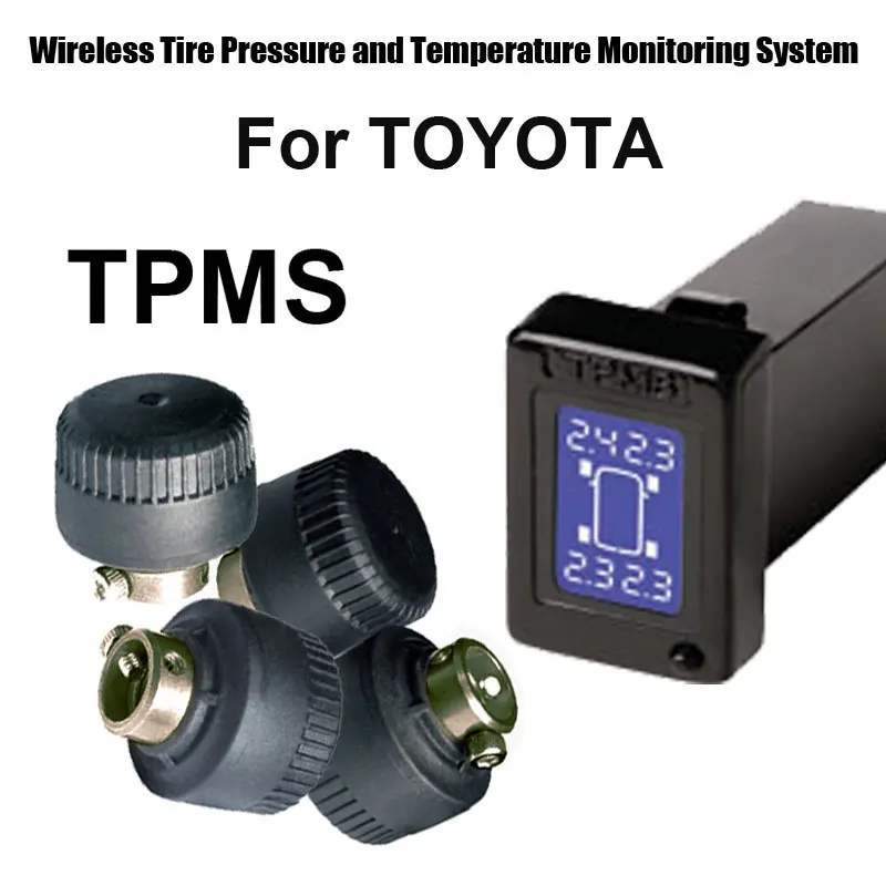 

Profession Car Auto TPMS Tyre Pressure Monitoring System for Toyota with 4pcs External sensor