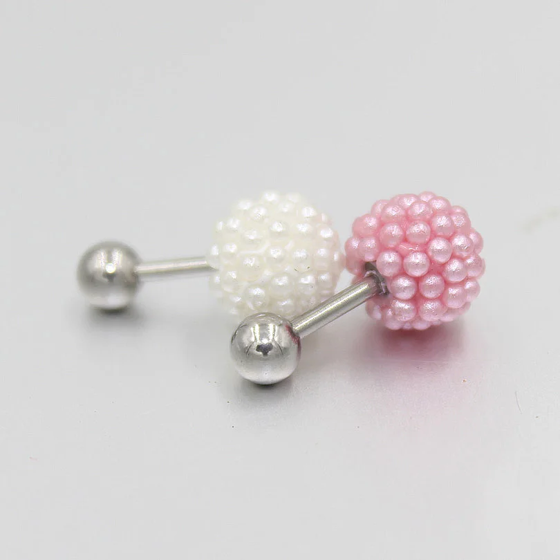 1 шт. модные серьги из искусственного жемчуга для ногтей серьги-штанги ушей