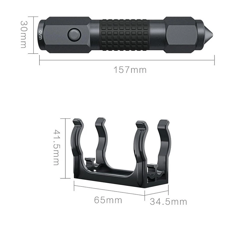 Xiaomi LEAO CREE XP-E2 мощная светодиодная вспышка автомобильный защитный молот