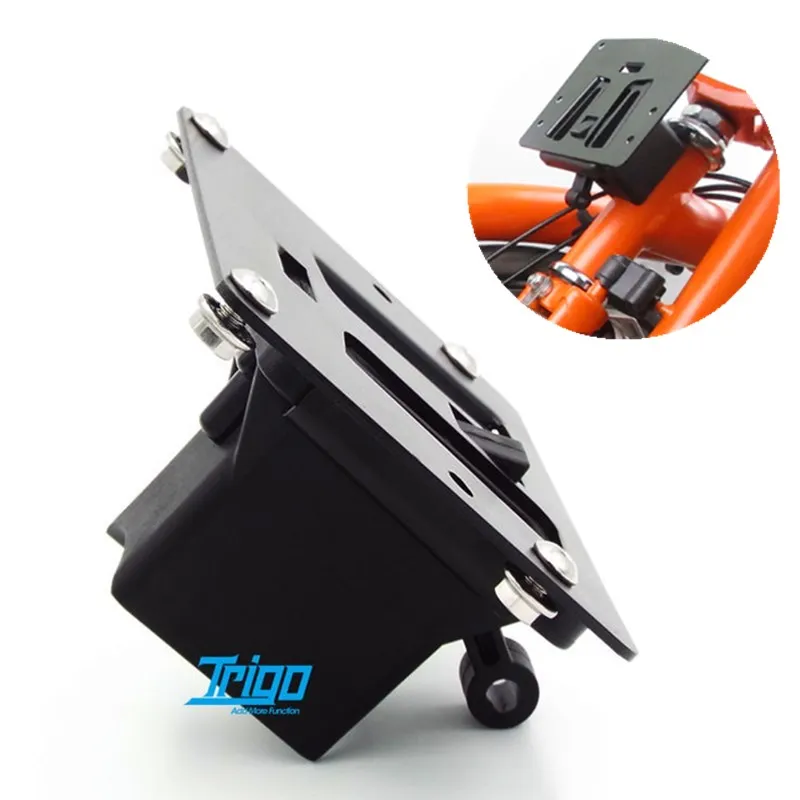 TRIGO Brompton передний адаптер для грузовой сумки или бутылочной Клетки DIY передние