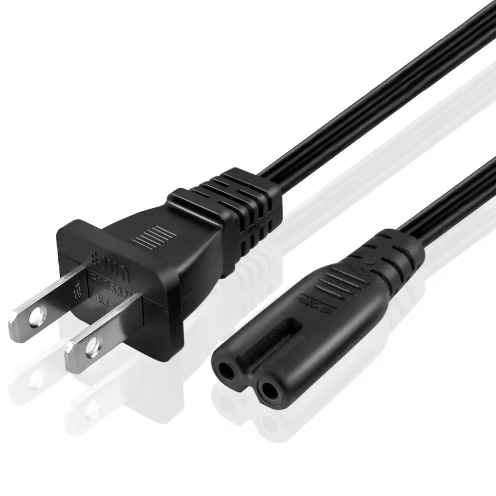 Универсальный 2 зубчатый шнур питания NEMA 1 15P к IEC320 C7 рис. 8 дробовик разъем AC кабель