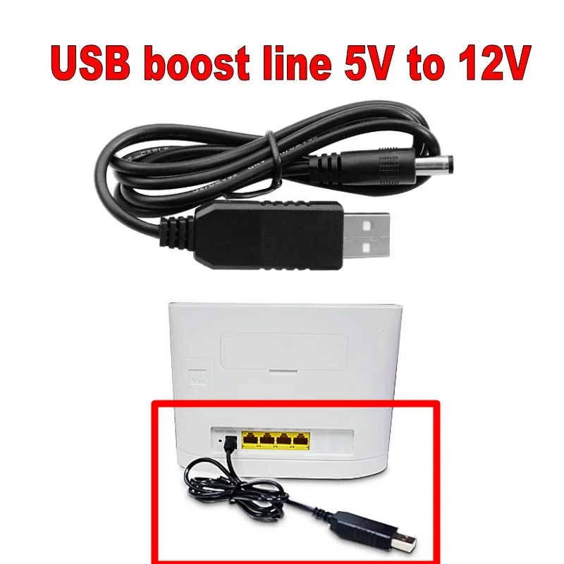 USB DC 5V к 12V модуль повышающего кабеля силовой Повышающий Модуль преобразователя