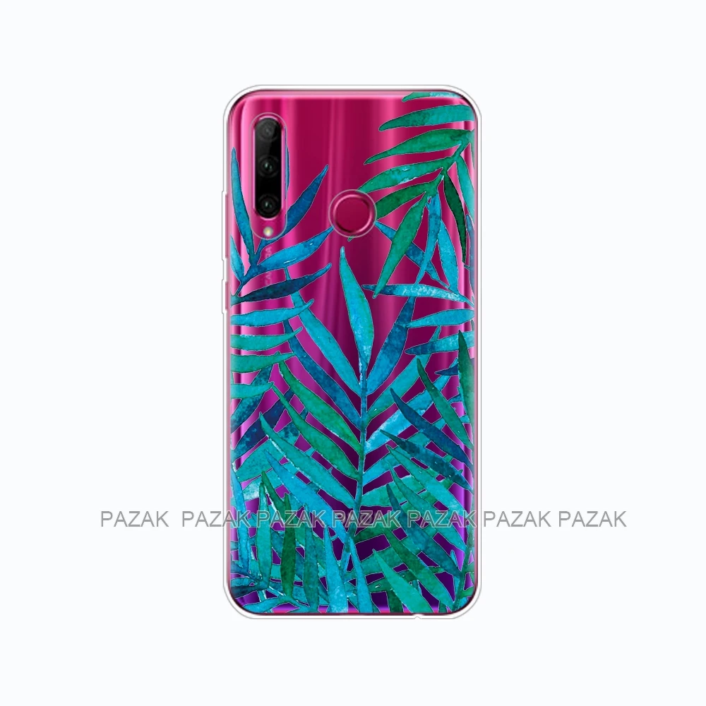 61355 Чехол для Honor 10i, HRY-LX1T, силиконовая задняя крышка из ТПУ для Huawei Honor 10i Honor10i 10 i, 6,21 дюймов, чехол-бампер - Цвет: 61355