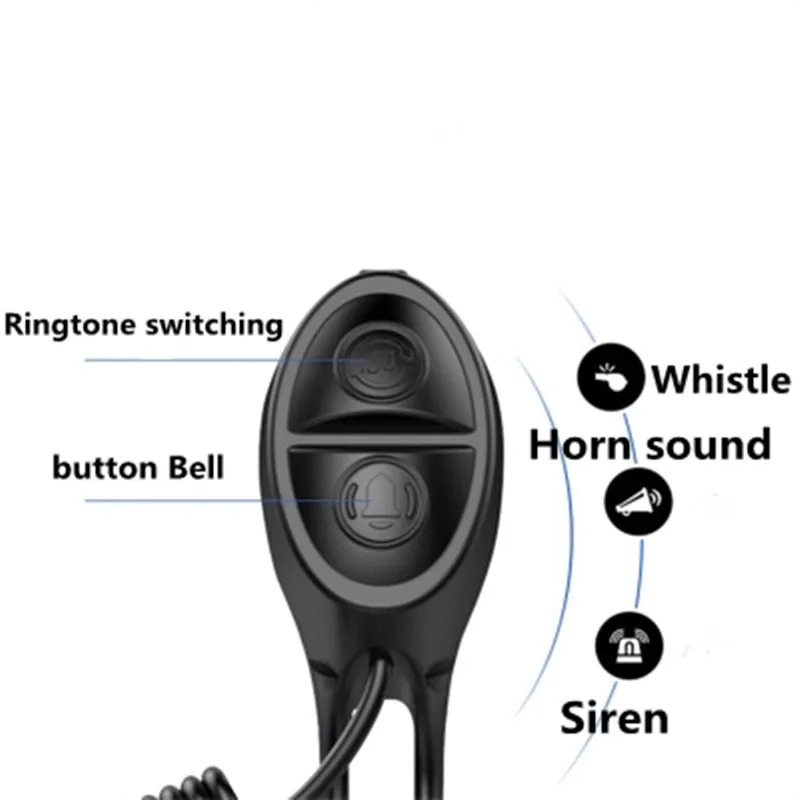 GUB bicycle bell electronic speaker USB charging 120 decibel / super loud mountain bike equipment riding warning tape | Спорт и