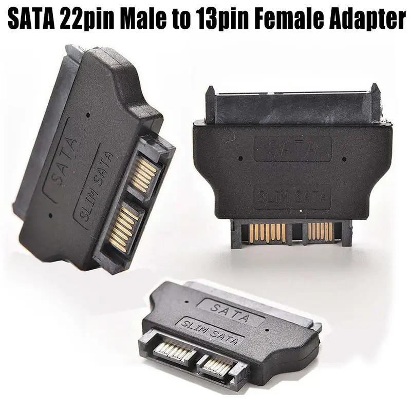SATA адаптер Serial ATA 7 + 15 22 Pin Male To Slim 6 13 Female для настольного ноутбука HDD CD rom жесткий