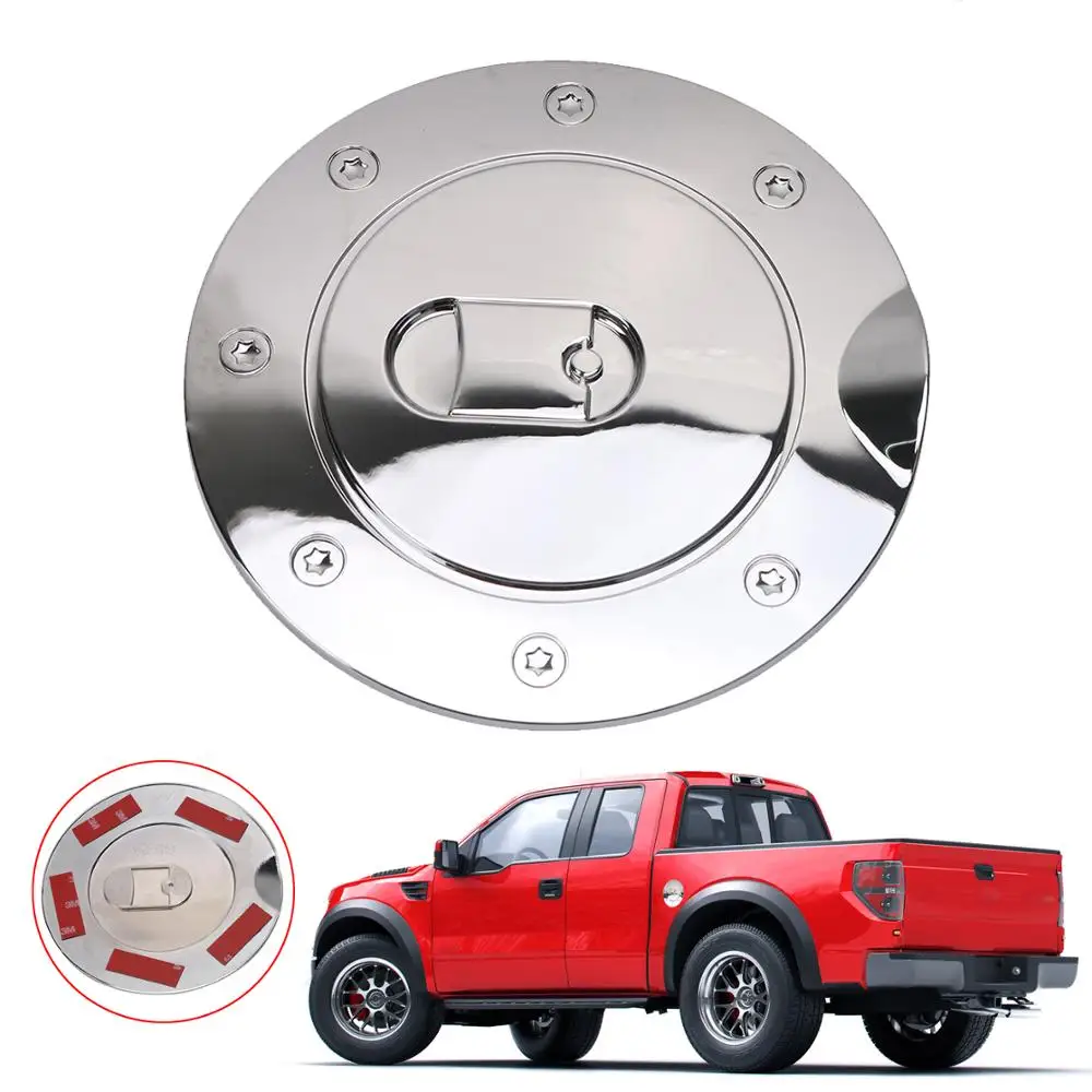 Тройной хромированный ABS газовый топливный бак крышка двери для Ford F150 1997 2003 1 шт.