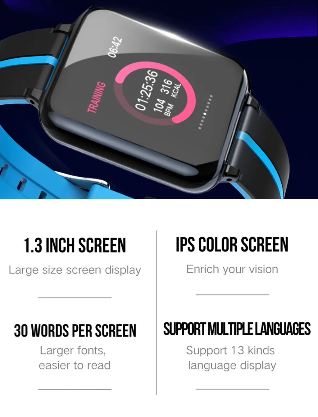 Смарт часы на Android iOS фитнес монитор сердечного ритма Bluetooth спортивный трекер