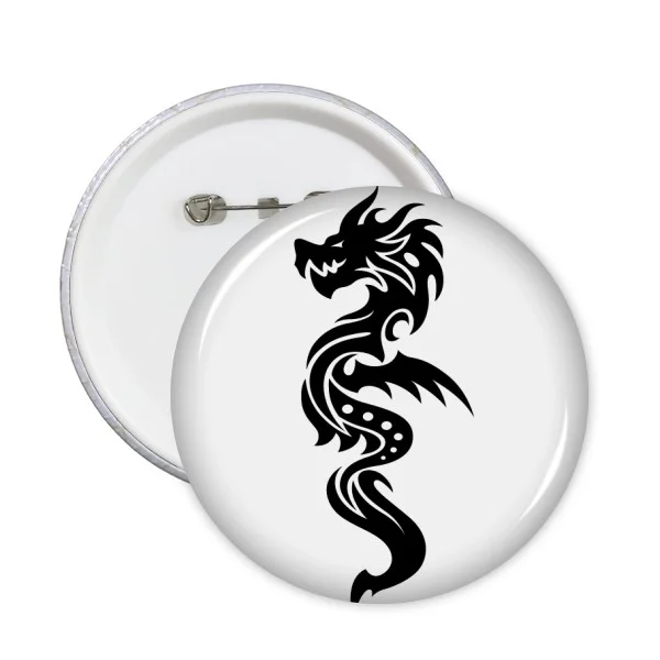 5 шт. круглый значок с изображением дракона животного | Дом и сад