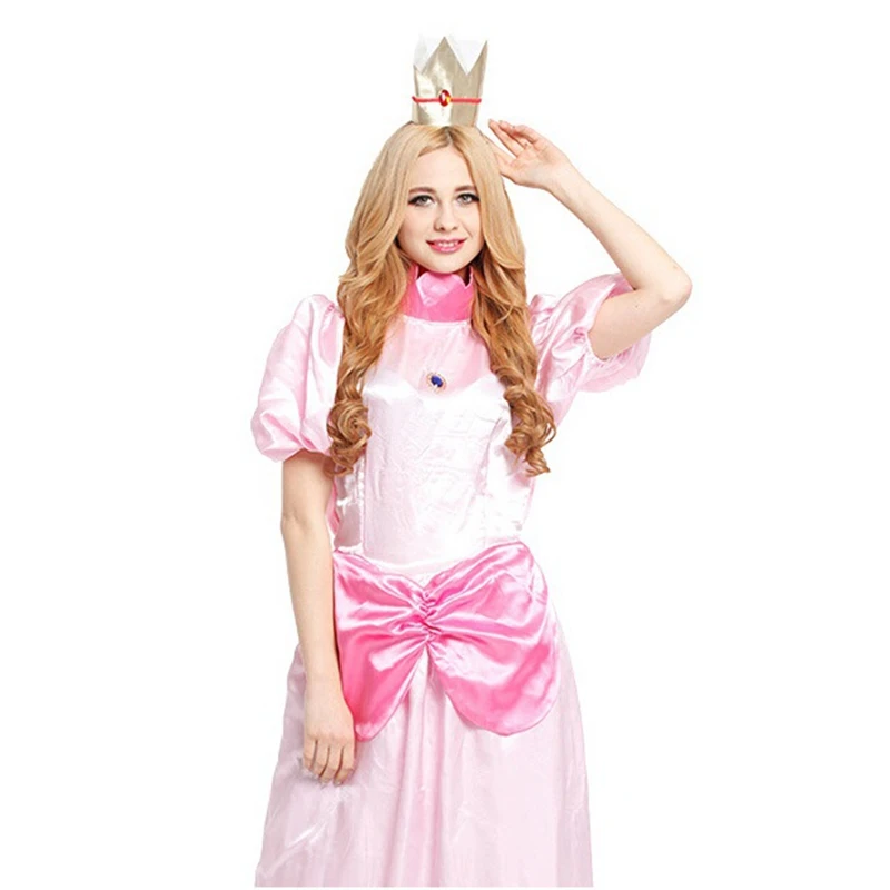 Милый Элегантный розовый персиковый костюм принцессы костюмы на Хэллоуин для