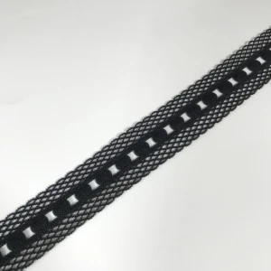 20mm black 5mts Горячее предложение! Распродажа! 5 метров 1,2 см до 4 см ширина черные аксессуары для одежды кружевной материал эластичный шитье кружева отделка ленты ожерелье - Цвет: 20mm black 5mts