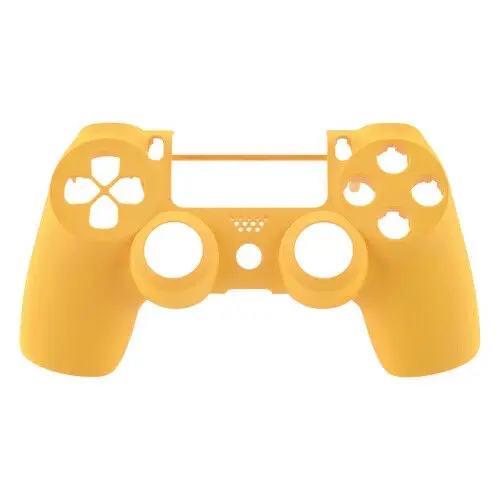 Матовый сенсорный PS4 Pro контроллер Лицевая панель передняя оболочка верхняя крышка чехол для Playstation 4 PRO JDM 040 JDS 040 Dualshock 4 V2 Gen2 - Цвет: Yellow