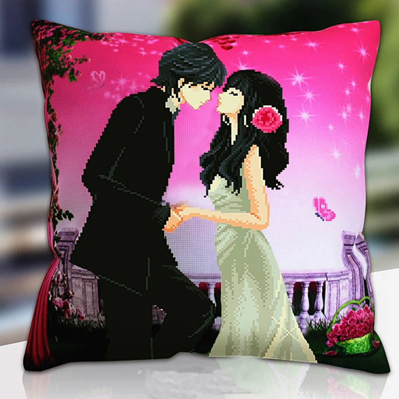 Чехол типа &quotсделай сам&quot вышивка крестиком комплект подушек для вышивания