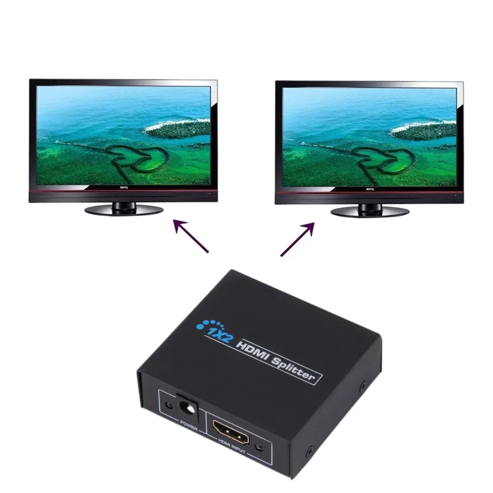 HDCP HDMI сплиттер Full HD 1080p видео переключатель коммутатор 1X2 1X4 сплит 1 в 2 выхода