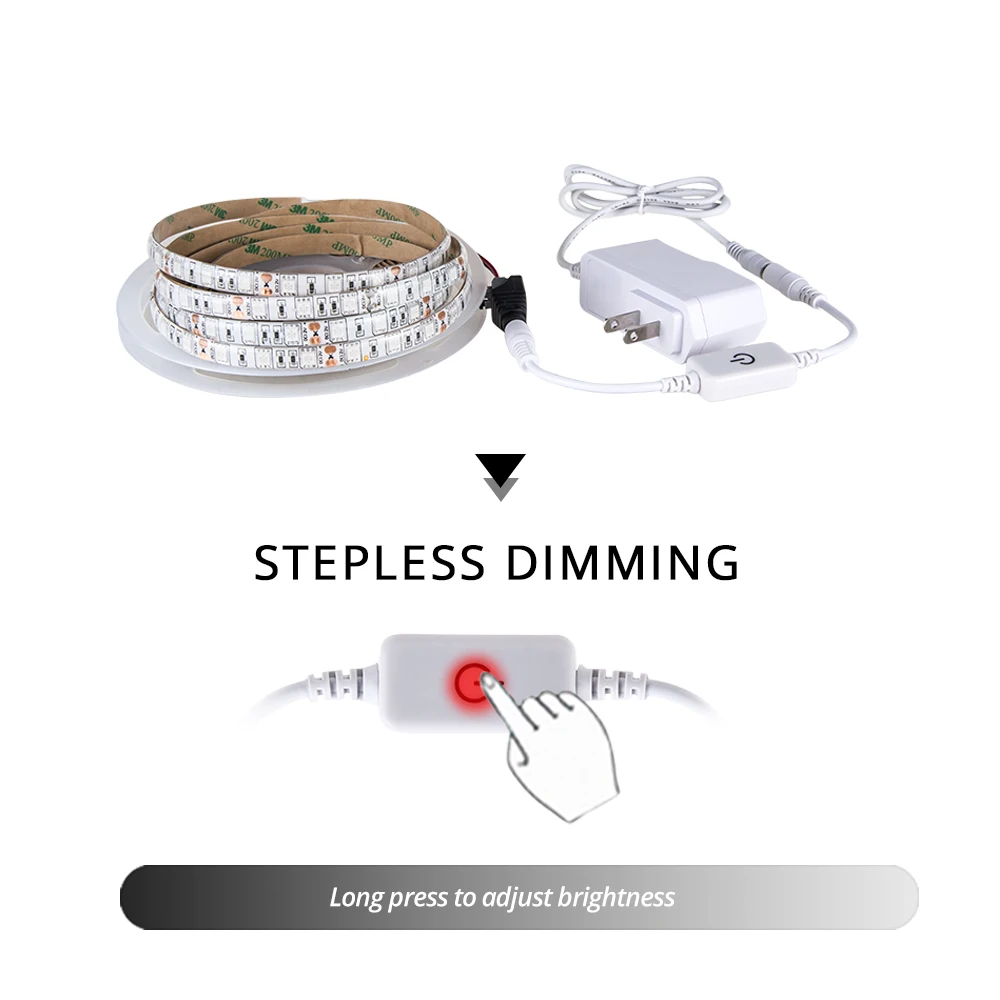 Светодиодная фитолампа полного спектра для выращивания растений набор