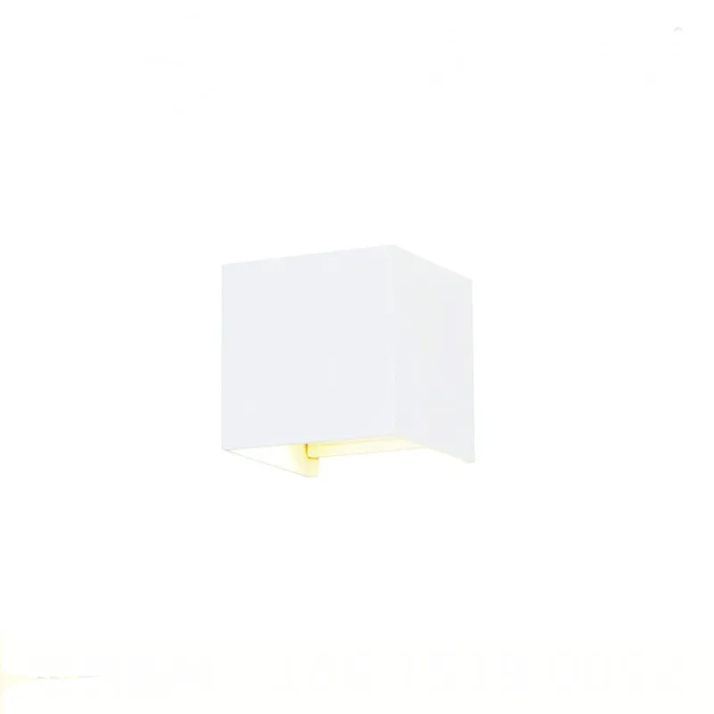 Современная алюминиевая светодиодная настенная 3D лампа в виде Куба 3/5 Вт для