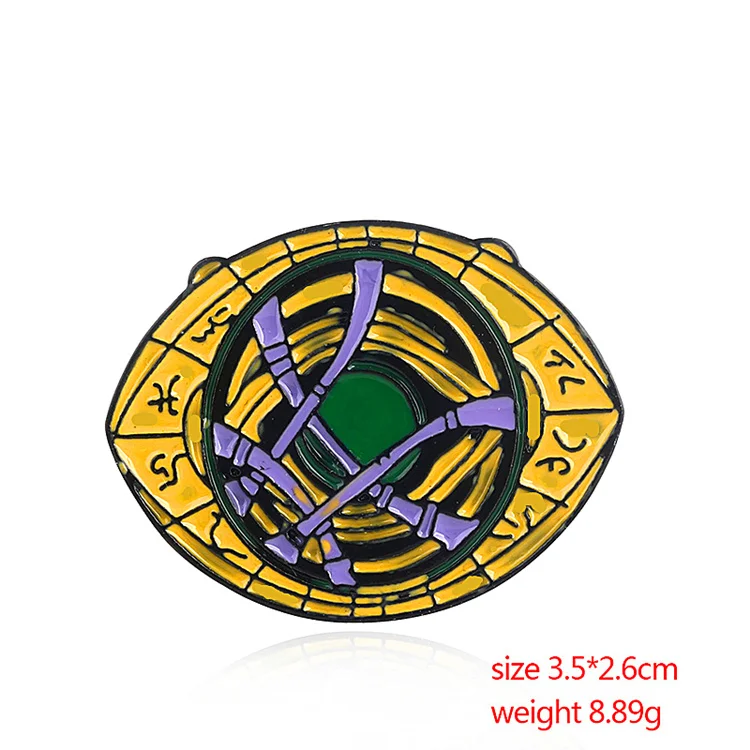 Мстители агенты щита Щ. И. Т. Hail Hydra Pin Брошь череп металлические броши круглые булавки аксессуары для косплея подарок