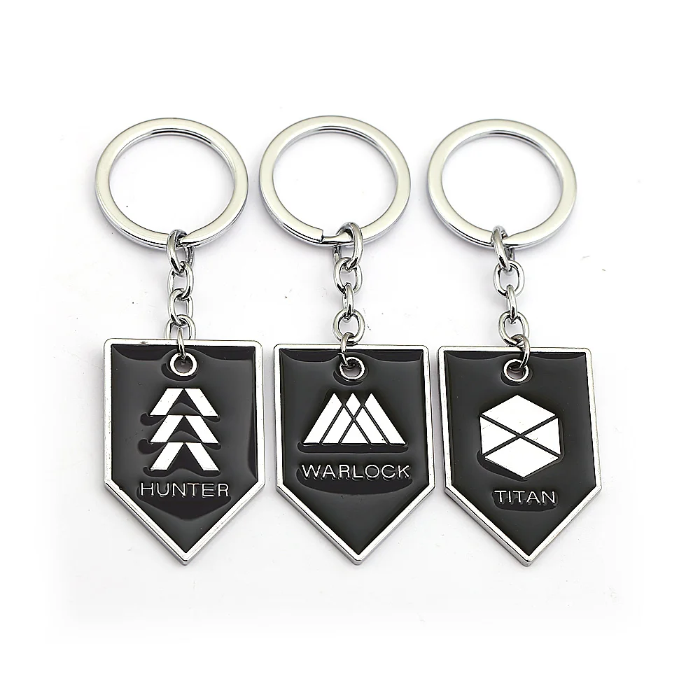 Новый игровой брелок с кулоном Охотник Titan Warlock логотипом очаровательный подарок