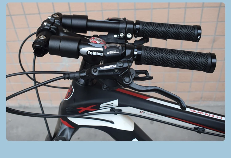 Складной велосипедный руль из сплава для горного велосипеда MTB, руль для горного велосипеда, плоская ручка для отдыха 25,4/31,8 мм* 560/620 мм, детали для велосипеда