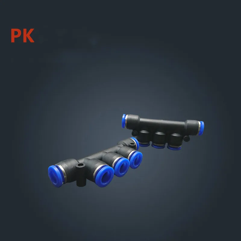 

Бесплатная доставка, 30 шт., быстроразъемный пневматический стыковой соединитель, 4 мм, 5 способов, PK4