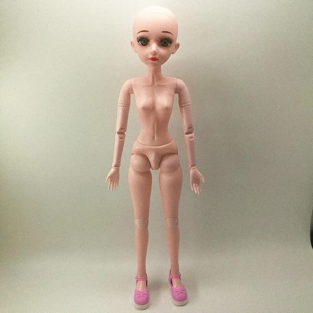 23 дюймов 1/3 кукла BJD Reborn без волос хорошего качества и по оптовой цене лысый