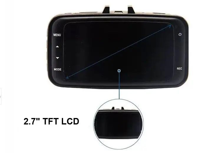 2.7&quotFull HD Car DVR Camera Video Recorder Dash Cam G-Sensor | DVR/Dash