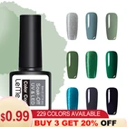 Гель-лак для ногтей LEMOOC, 8 мл, блестящий Светодиодный УФ-гель, 50 цветов, долговечный лак для ногтей