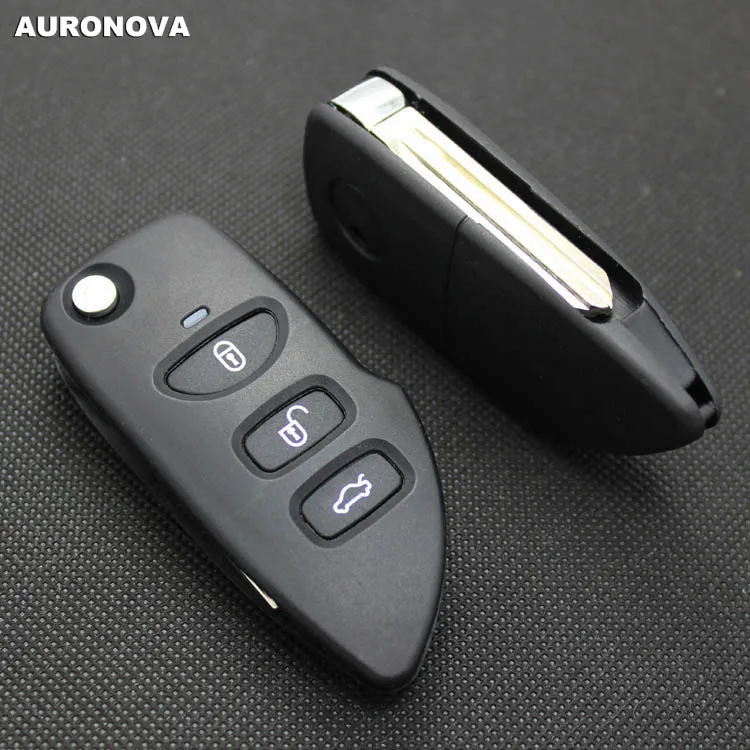 AURONOVA новый обновленный Складной Корпус ключа для Hyundai Sonata EF 3 кнопки чехол