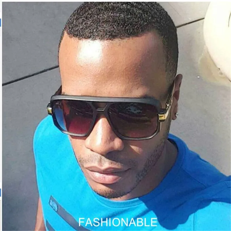 KAPELUS Man Square Sunglasses Europe and America Big Face Sunglasses CC99014