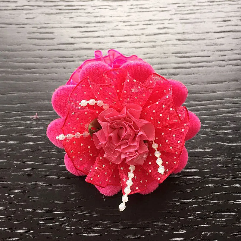 2 шт. новые разнообразные хлопковые эластичные розы бутон цветок лепесток сзади