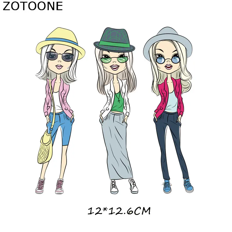 Нашивки ZOTOONE с аппликацией в полоску переводная наклейка утюгом для футболок