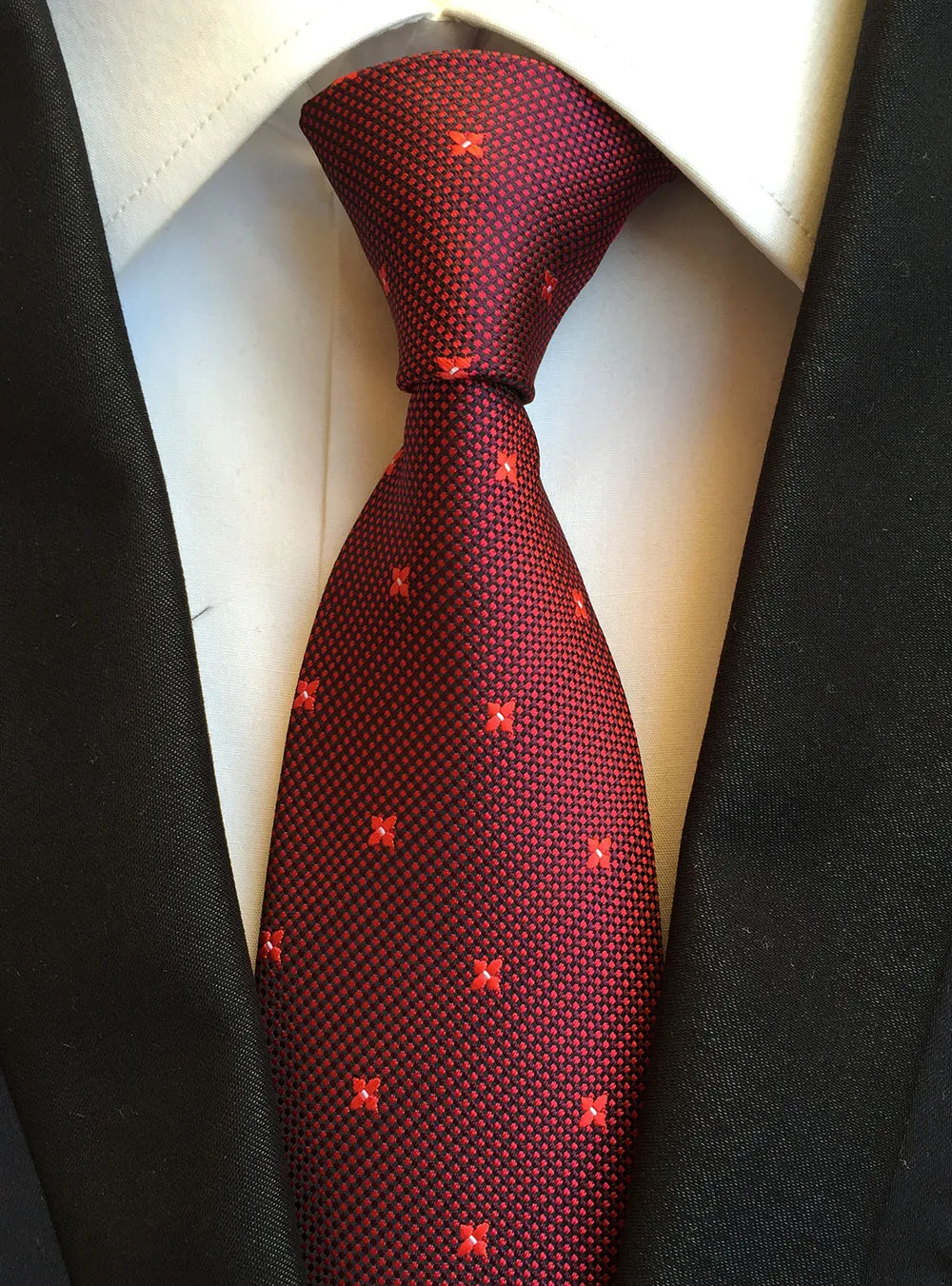 Новый дизайнерский галстук 8 см джентльменский Официальный роскошные тканые