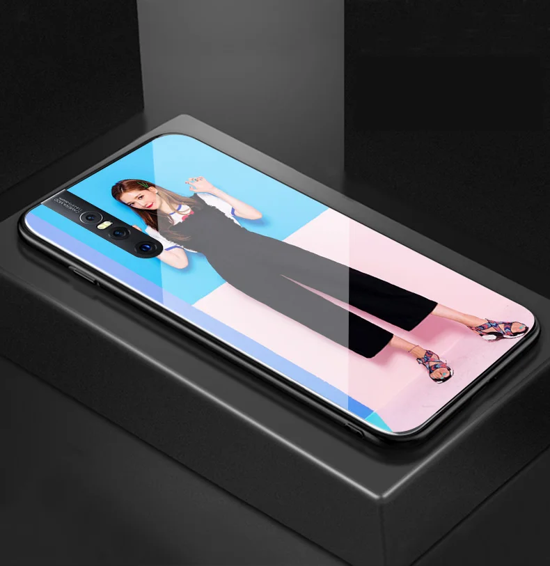 DIY закаленное Стекло ЧЕХОЛ ДЛЯ Vivo Z5X Z5 Y3 Y17 X27 Pro S1 V15 IQOO NEO Y95 Y91 U1 Y93 V11i Z3i X21 X21S Y97 X23 Nex аудиокассеты
