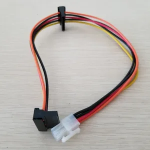 Материнская плата ATX с 4-контактным на 2-портовый Serial ATA SATA, адаптер для жесткого диска, кабель питания для Lenovo IPC и налоговый контроллер 18AWG