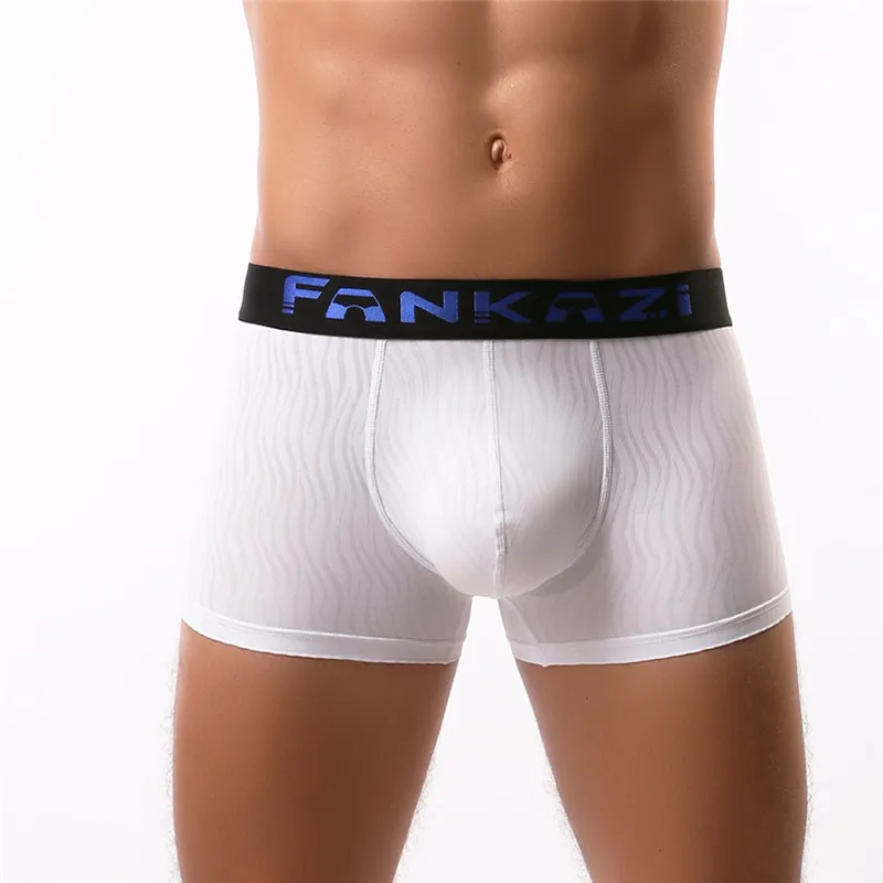 3PCS/Lot Boxer Mens Underwear Men Underpants Male Pure Panties Shorts Underwear Boxer Shorts Solid Cuecas Boxers Trunks