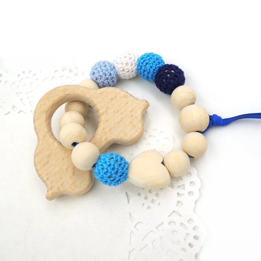 2 шт. деревянные игрушки-прорезыватели для зубов | Мать и ребенок