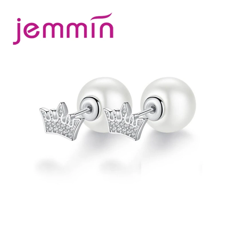 Серьги гвоздики женские из серебра 925 пробы с фианитами|Серьги-гвоздики| |