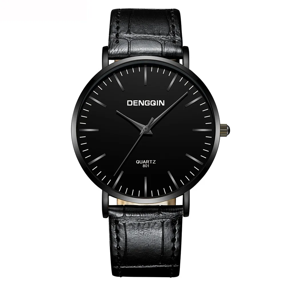 2019 reloj hombre модные часы для мужчин кожаный ремешок военный сплав аналоговые