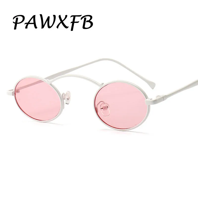 PAWXFB новые круглые солнцезащитные очки для женщин и мужчин с небольшой оправой